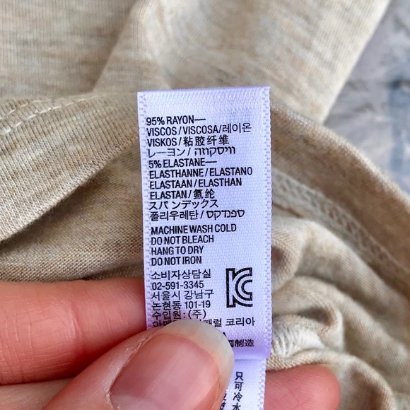 American Apparel Cotton Spandex Jersey Crop Top - Picture 7 of 8